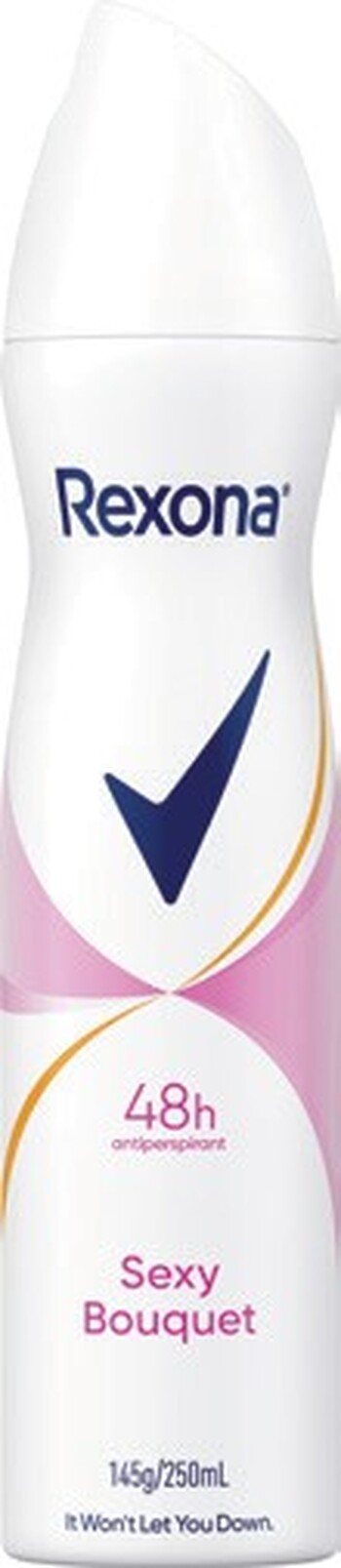Rexona Women Antiperspirant Deodorant Invisible Sexy Bouquet 250ml Aerosol
