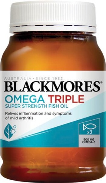 Blackmores Omega Triple Super Strength Fish Oil 150 Capsules*