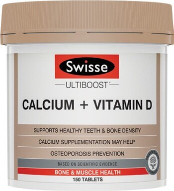 Swisse Ultiboost Calcium + Vitamin D 150 Tablets*