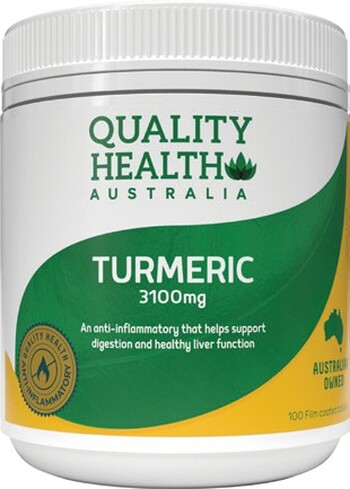 Quality Health Turmeric 3100mg 100 Tablets*