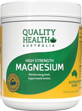 Quality Health High Strength Magnesium 100 Tablets*