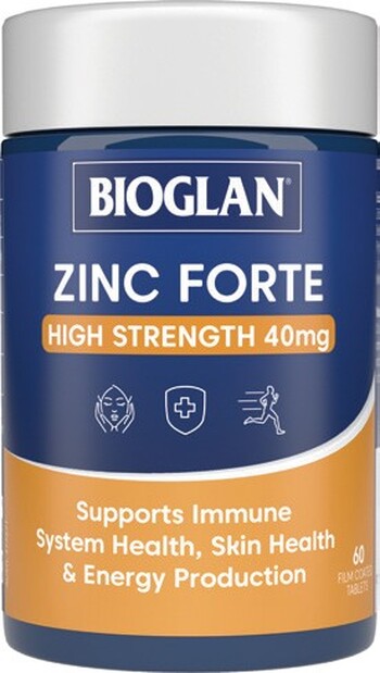 Bioglan Zinc Forte High Strength 40mg 60 Tablets*