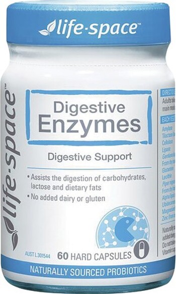 Life-Space Probiotic Digestive Enzymes 60 Capsules*