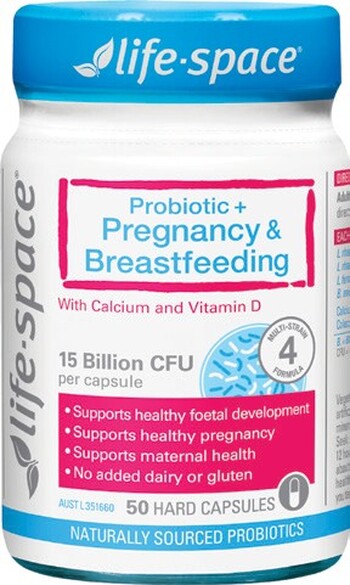 Life-Space Probiotic Pregnancy & Breastfeeding 50 Capsules*