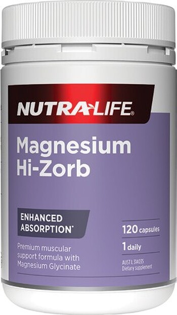 Nutra Life Magnesium Hi-Zorb 120 Capsules*