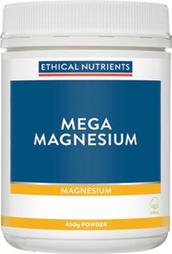 Ethical Nutrients Mega Magnesium Powder Citrus 450g*