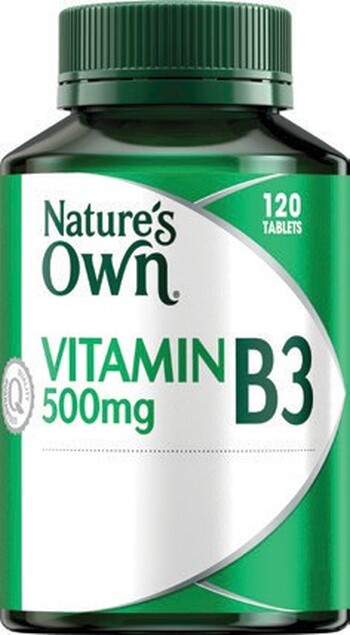 Nature’s Own Vitamin B3 500mg 120 Tablets*