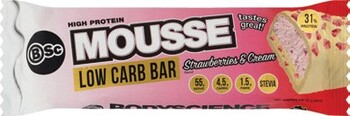 BSc Low Carb High Protein Strawberries & Cream Mousse Bar 55g*