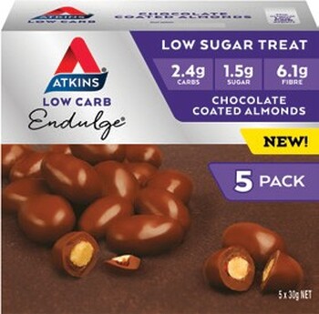 Atkins Endulge Chocolate Almond 30g 5 Pack*