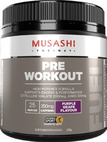 Musashi Pre Workout Purple Grape 225g*