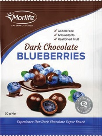 Morlife Chocolate Blueberries 30g*