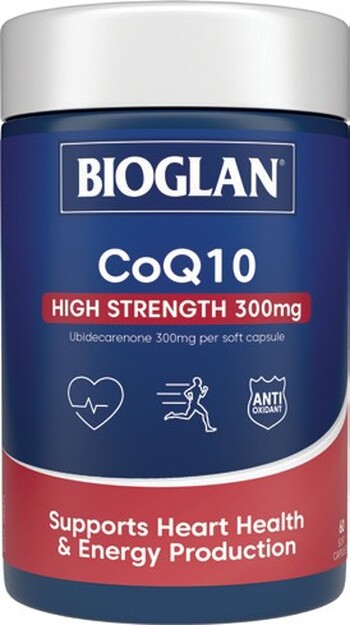 Bioglan CoQ10 High Strength 300mg 60 Capsules*