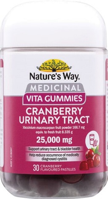 Nature’s Way Medicinal Vita Gummies Cranberry Urinary Tract 30 Pastilles*