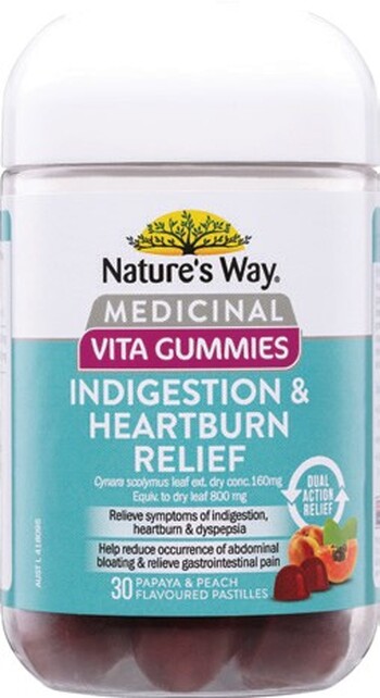 Nature’s Way Medicinal Vita Gummies Indigestion & Heartburn Relief 30 Pastilles*