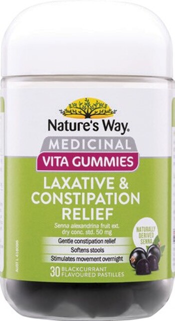 Nature’s Way Medicinal Vita Gummies Laxative & Constipation Relief 30 Pastilles*