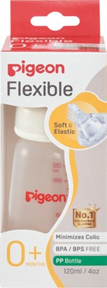 Pigeon Peristaltic Plus Slim Neck Bottle 120mL PP