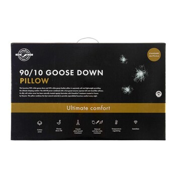 Superior 90/10 Goose Down Standard Pillow by Greenfirst®