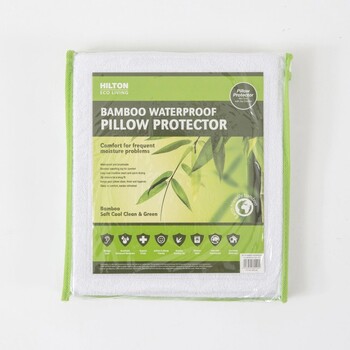 Bamboo Waterproof Pillow Protector by Hilton