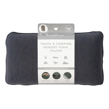Travel and Camping Memory Foam Pillow by Habitat