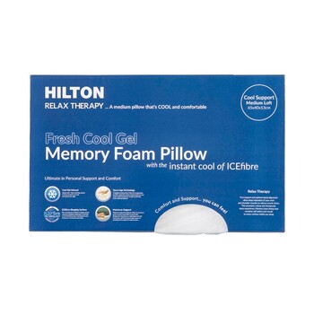 Relax Therapy Gel Infused Memory Foam Pillow by Hilton