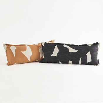 Mintaro Abstract Extra Large Oblong Cushion by M.U.S.E.