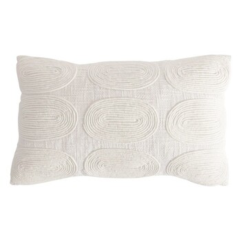 Payton Oblong Embroidered Cushion by M.U.S.E.