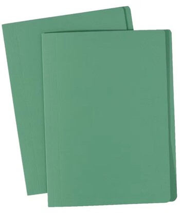 Avery Foolscap Manila Folder Green 100 Pack
