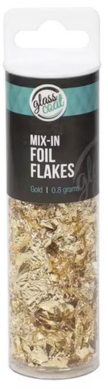 Glass Coat Resin Mix-In Foil Flakes 0.8G Gold