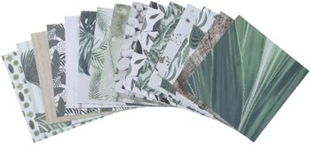 Born Paper Stack 15 x 15cm Botanical 30 Sheets