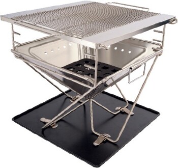 Spinifex Stainless Steel Folding Fire Pit