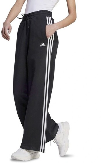 adidas 3 Stripe Fleece Wide Pant