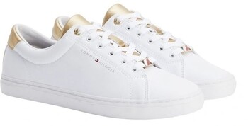 Tommy Hilfiger Touch of Gold Sneaker in White