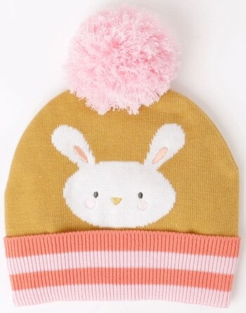 Jack & Milly Bunny Beanie in Gold