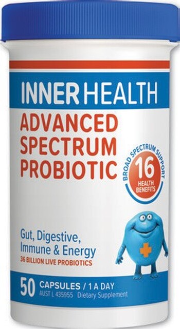 Inner Health Advanced Spectrum Probiotic 50 Capsules*