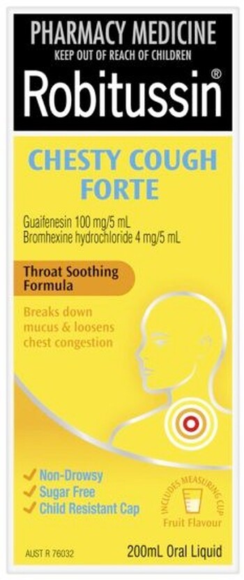 Robitussin Chesty Cough Forte 200mL*