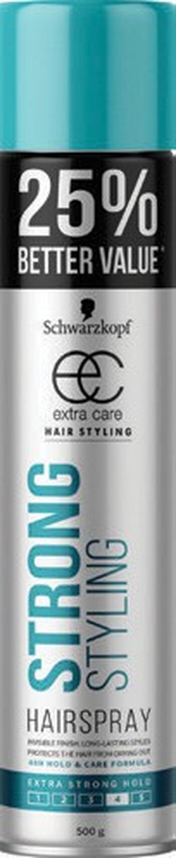 Schwarzkopf Extra Care Strong Hold Hairspray 500g