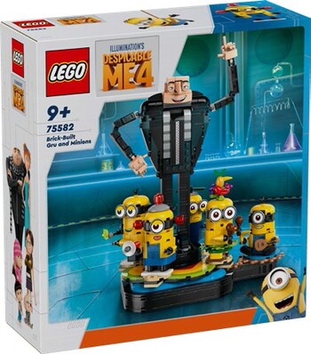 NEW LEGO Despicable Me 4 Brick-Built Gru and Minions 75582
