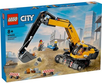 NEW LEGO City Yellow Construction Excavator 60420