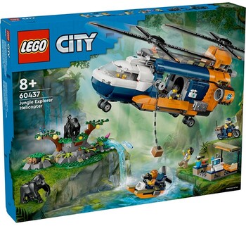 NEW LEGO City Jungle Explorer Helicopter at Base 60437