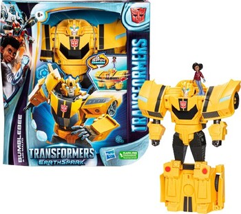 NEW Transformers Earthspark Spinchanger Bumblebee