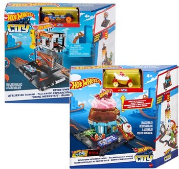 Hot Wheels Assorted City Downtown Track Sets