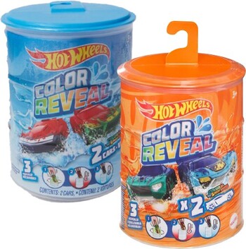 Hot Wheels Assorted 2-Pack Colour Reveal Vehicles