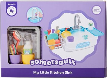 Somersault 18-Piece Kitchen Sink Playset