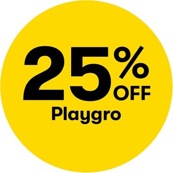 25% off Playgro