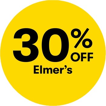 30% off Elmer’s