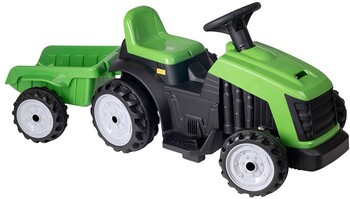 Evo 6V Tractor & Trailer - Green