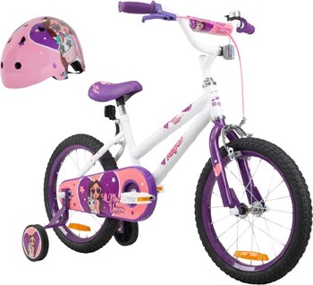 Repco Lil Miss Unicorn 40cm Bike and Helmet Combo