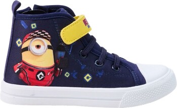 Minions Kids High Top Tab Casual Shoes