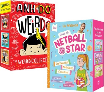 WeirDo: The Weird Books 1-3 Box Set or Diary of a Netball Star 3 Book Collection Age 7+