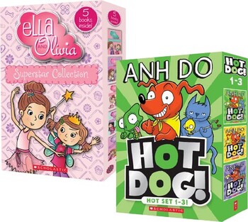 Ella and Olivia 5 Book Superstar Collection or Hotdog! Books 1-3 Hot Set Age 5+